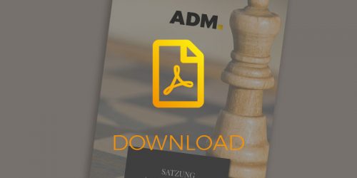 ADM Satzung Download